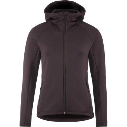 Dámská fleecová mikina CRAFT ADV Explore Power Fleece Hood - fialová (Velikost XS)