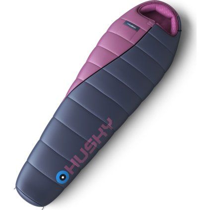 Syntetický zimní dámský spacák HUSKY Ladies Motion modrý (Velikost OneSize)