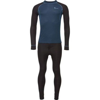 Pánský funkční termoset KLIMATEX Dasty tmavě modrá, XXL (Velikost 2XL)