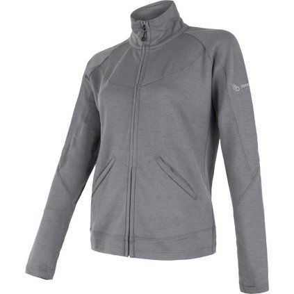 Dámská mikina SENSOR Merino upper šedá (Velikost S, Barva šedá)