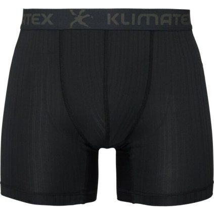 Pánské funkční trenky KLIMATEX Rune mid Silktouch černé (Velikost S)