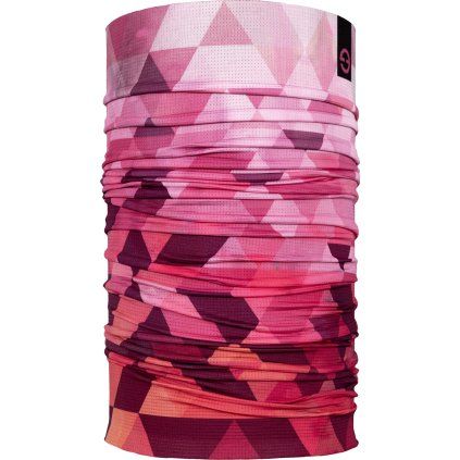 Multifunkční šátek ELEVEN Efez Tripeak Pink (Velikost UNI)