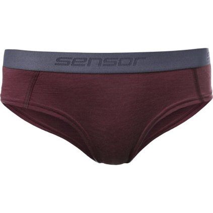 Dámské merino kalhotky SENSOR Air vínové (Velikost XL, Barva červená)