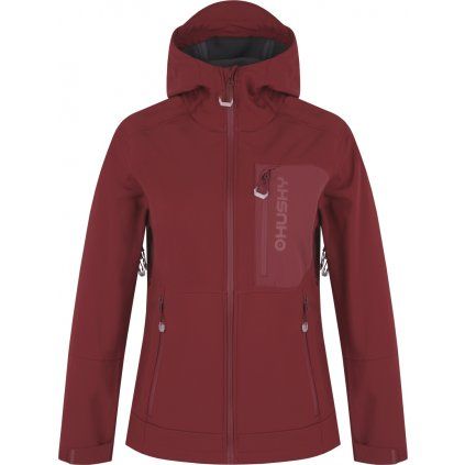 Dámská softshellová bunda HUSKY Samai červená (Velikost XL)