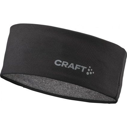 Funkční čelenka CRAFT ADV Windblock Fleece - černá (Velikost S-M)