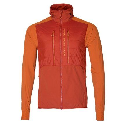Pánská hybridní bunda SILVINI Core oranžová (Velikost S)