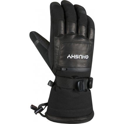 Unisex lyžařské rukavice HUSKY Edin černé (Velikost L)