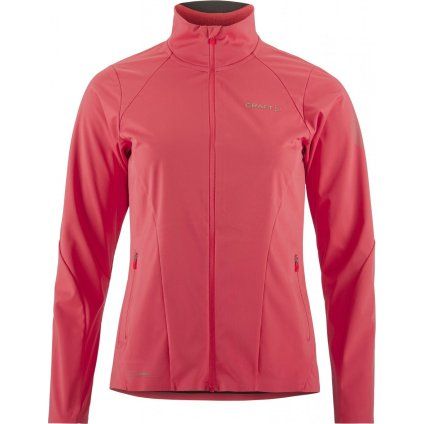 Dámská běžkařská bunda CRAFT PRO Nordic Race 2 - červená (Velikost XS)