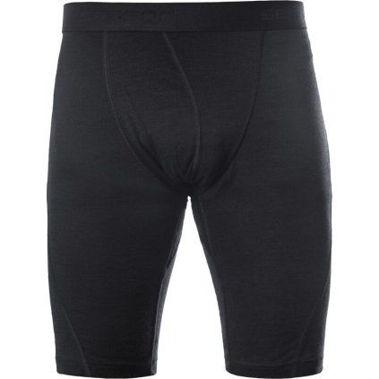 Pánské merino trenky SENSOR Air dlouhé černé (Velikost S, Barva černá)