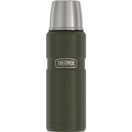 termoska na kavu stainless king army green