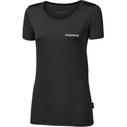 Dámské sportovní triko PROGRESS Poly Lady černé (Velikost S)