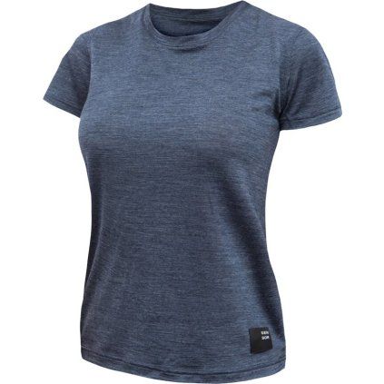 Dámské merino triko SENSOR Merino Lite modré (Velikost S, Barva modrá)