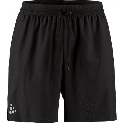 Pánské běžecké šortky CRAFT PRO Hypervent Long 2 - černá (Velikost S)