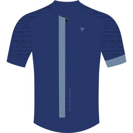 Pánský cyklo dres SILVINI Carnio modrá (Velikost S)
