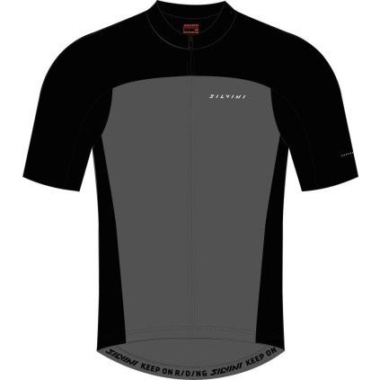Pánský cyklo dres SILVINI Stelvio černá (Velikost S)