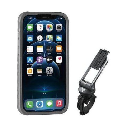 Obal pro iPhone 12 Pro Max TOPEAK Ridecase černá/šedá
