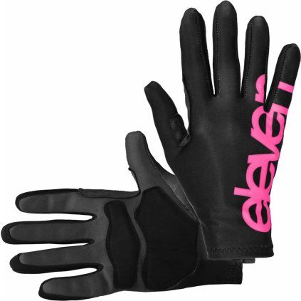 Cyklistické rukavice ELEVEN Long Black Pink (Velikost L)