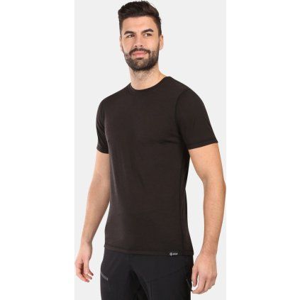 Pánské merino triko KILPI Sloper černé (Velikost L)