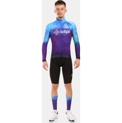 Pánský cyklistický dres KILPI Vulcano modrý (Velikost L)