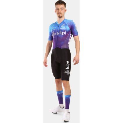 Pánský cyklistický dres KILPI Aurora modrý (Velikost L)