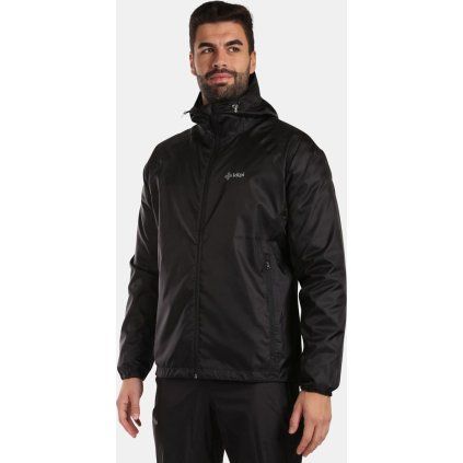 Unisex nepromokavá bunda KILPI Jaluu černá (Velikost L)