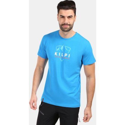 Pánské bavlněné triko KILPI Discover modré (Velikost L)