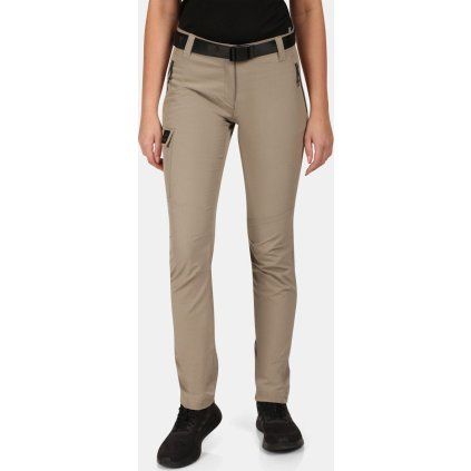 Dámské outdoorové kalhoty KILPI Belvela khaki (Velikost 36 Short)
