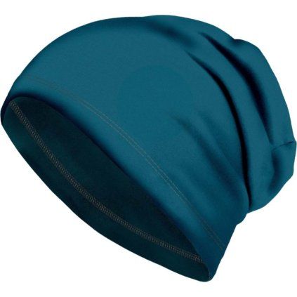 Dětská čepice UNUO z teplákoviny Homeless, Petrolejová (Velikost S (45 - 48 cm), Věk 1-3 roky)