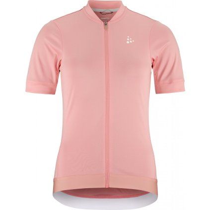 Dámský cyklodres CRAFT CORE Essence Regular - růžová (Velikost XS)