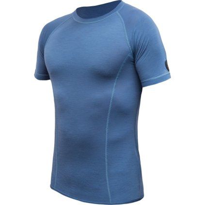 Pánské merino triko SENSOR Air modré (Velikost S, Barva modrá)