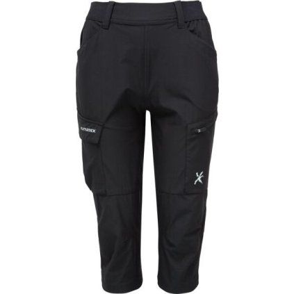 Dámské 3/4 outdoorové kalhoty KLIMATEX Voos černá (Velikost S)