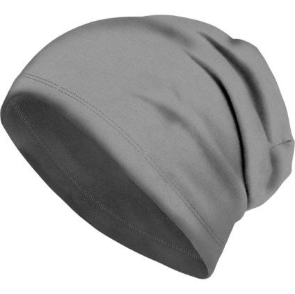 Dětská čepice UNUO z teplákoviny Homeless, Šedá (Velikost S (45 - 48 cm), Věk 1-3 roky)