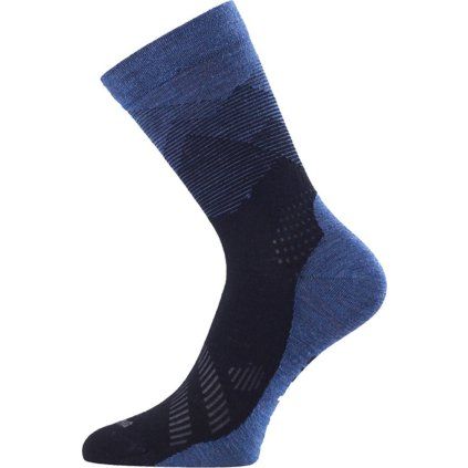 Unisex merino ponožky LASTING Fwo modré (Velikost L)