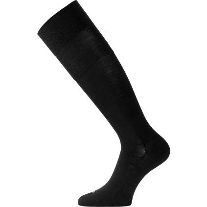 Lyžařské merino podkolenky LASTING Fwk černé (Velikost XL)