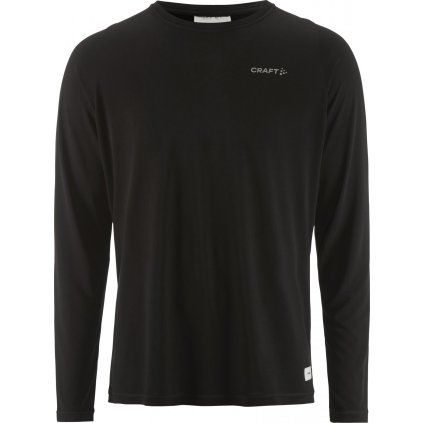 Pánské funkční triko CRAFT CORE Essence Bi-blend LS - černá (Velikost S)