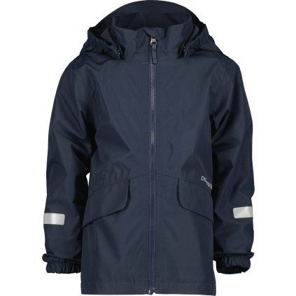 Dětská nepromokavá bunda DIDRIKSONS D1913 NORMA - tmavě modrá (Velikost 80)