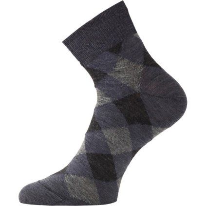 Unisex merino ponožky LASTING Wpks černé (Velikost S)