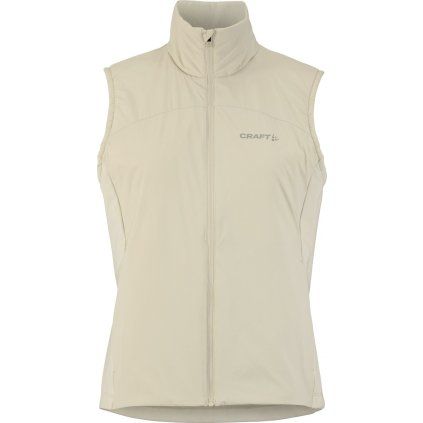 Dámská multisportovní vesta CRAFT ADV Essence Warm 2 - béžová (Velikost XS)