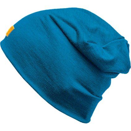 Funkční merino čepice PROGRESS MW Freebeanie modrá (Velikost UNI)