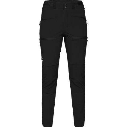 Dámské softshellové kalhoty Haglöfs Rugged Slim - černá (Velikost 34)