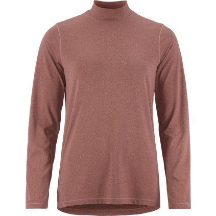 Dámské funkční triko CRAFT Flow MN LS - červená (Velikost XS)