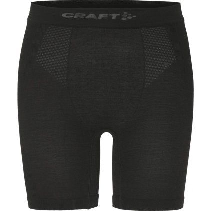 Pánské termo boxerky CRAFT Wool Seamless 6" - černá (Velikost XS-S)
