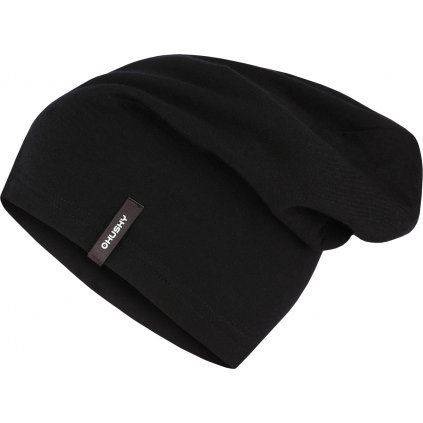 Unisex merino čepice HUSKY Merhat černá (Velikost OneSize)