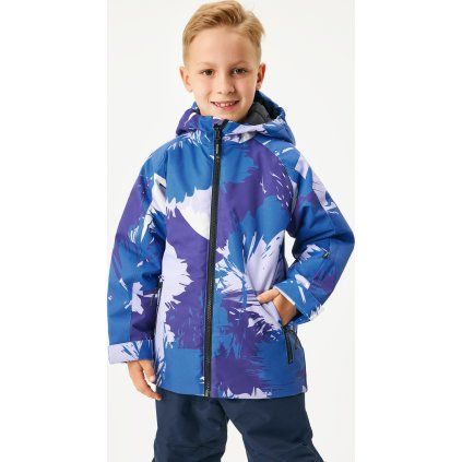 Dětská zimní bunda UNUO Polar, Modrá, Variace (Velikost 92/98, Věk 2-4 roky)