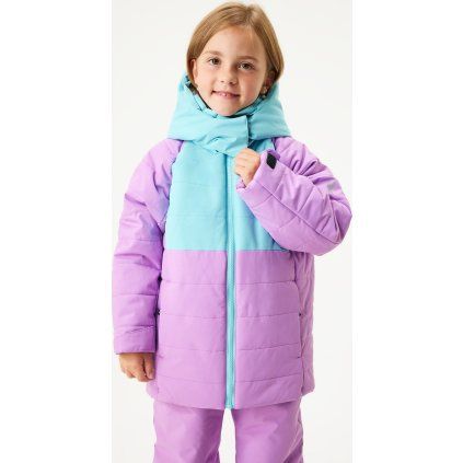 Dětská zimní bunda UNUO Ski, Lila (Velikost 98/104, Věk 2-4 roky)
