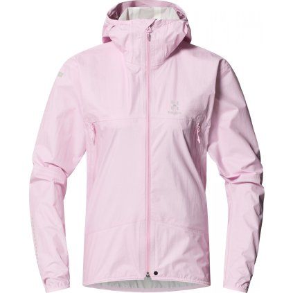 Dámská outdoorová bunda Haglöfs L.I.M Proof - růžová (Velikost XS)