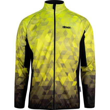 Pánská lehká bunda ELEVEN Clark Tripeak Fluo žlutá (Velikost 3XL)