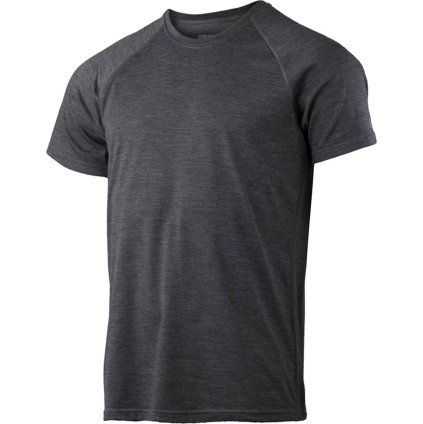 Pánské merino triko LASTING Quido šedé (Velikost L)