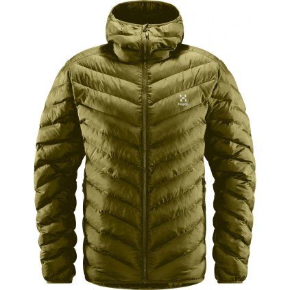 Pánská zimní bunda Haglöfs Sarna Mimic hood - zelená (Velikost S)