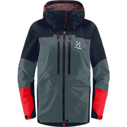 Dámská outdoorová bunda Haglöfs Spitz GTX PRO - modrá (Velikost XS)